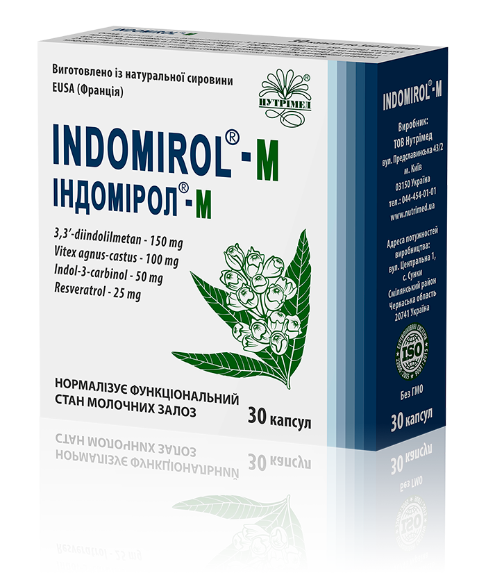 Індомірол М – негормональний комплекс для нормалізації гормонального балансу у жінок